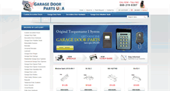 Desktop Screenshot of garagedoorpartsusa.com